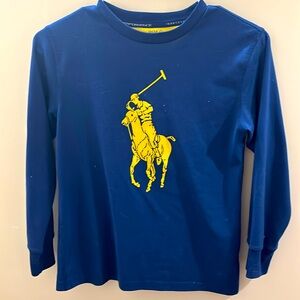 Polo long sleeve performance top